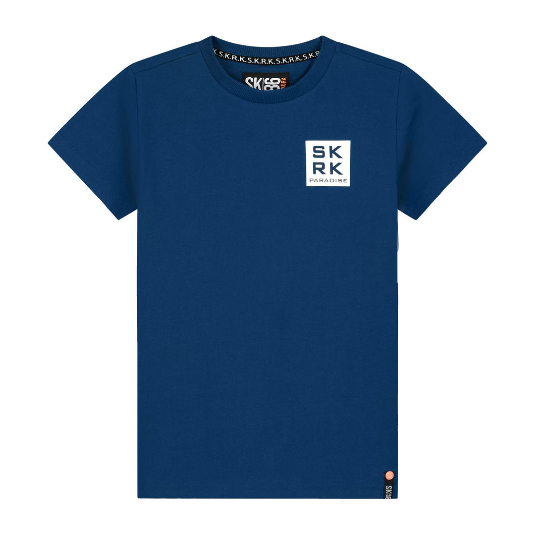 T-shirt Tiam Donker Blauw